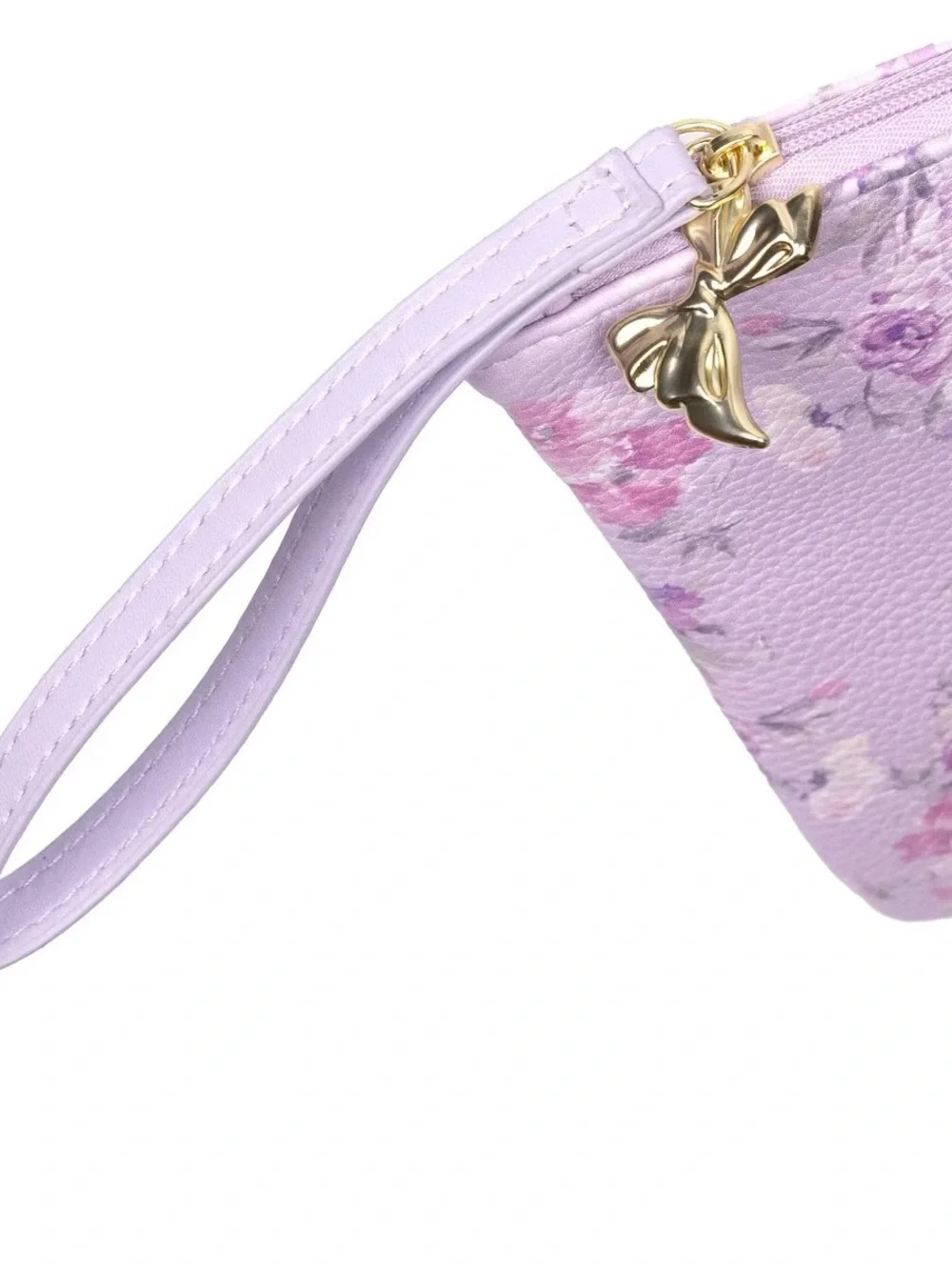 Love Shack Fancy x Target Yoobi  Happy Thoughts Purple Zip Pencil Case Hibiscus
